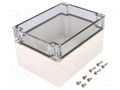 Enclosure: multipurpose; X: 120mm; Y: 160mm; Z: 90mm; EURONORD; grey FIBOX PCT121609