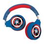 Foldable headphones 2 in 1 Avengers Lexibook, Lexibook HPBT010AV