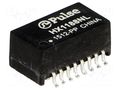 Transformer: LAN; SMD; -1dB; Network: Ethernet 10/100Mbps PULSE HX1188NL