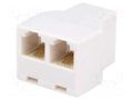 Splitter; 6p4c; RJ11 socket,RJ11 socket x2 NINIGI TEL-0036