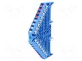 Splice terminal: rail; 8A; spring clamp; blue; polycarbonate WEIDMÜLLER PRV8BL35X7.5WS/RT