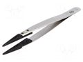 Tweezers; non-magnetic; Tipwidth: 2mm; Blade tip shape: rounded C.K CK-2392