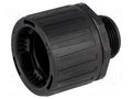 Straight terminal connector; Thread: metric,outside; polyamide HELLERMANNTYTON HG28-S-M25-PA66-B