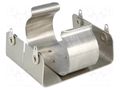 Holder; D,R20; Batt.no: 2; PCB,screw; solder lugs; brass; aluminium KEYSTONE KEYS176