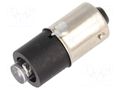 LED lamp; green; BA9S; 230VAC; No.of diodes: 1; 5mm; Bulb: T3 1/4 MARL 215-532-76-38