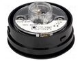 Signaller: lighting; flashing light,continuous light; black; WLK AUER SIGNAL JA-WLK/MH
