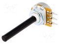 Potentiometer: shaft; single turn; 10kΩ; ±20%; 0.4W; linear; 6mm OMEG PC20BU-10K-LIN