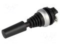 Switch: joystick; 22mm; Stabl.pos: 4; black; none; IP66; RMQ-Titan EATON ELECTRIC M22-WRJ4