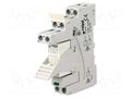 Relay: interface; DPDT; Ucoil: 12VDC; 8A; 8A/230VAC; 8A/24VDC; PI84 RELPOL PI84-12DC-M41G