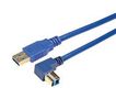 USB CBLE, 3.0 TYP A PLUG-R/A PLUG, 500MM CA3A-90UB-05M