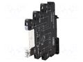 Relay: interface; SPDT; Ucntrl: 24÷230VAC,24÷230VDC; 6A WEIDMÜLLER TRS-24-230VUC-1CO