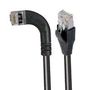 ENET CORD, CAT6, R/A RJ45 PLUG-PLUG, 1' TRD695SZRA6BLK-1