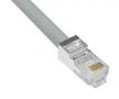 ENET CORD, CAT5E, RJ11 PLUG-PLUG, 2' TRDU45SCR-2