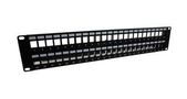 PATCH PANEL, 48 PORT, 2U PR35-48SKS-CM