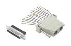 MODULAR ADAPTER, D SUB PLUG-RJ45X2 JACK RA2588M