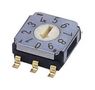 ROTARY CODED SW, 10 POS, 0.1A, 5VDC, SMD SA-7010TB