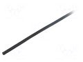 Braid; ØBraid : 3.18mm; polyester; black; UL94V-0; incised ALPHA WIRE G1301/8-BK007