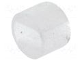 Spacer sleeve; LED; Øout: 4mm; ØLED: 3mm; L: 3mm; natural; UL94V-2 FIX&FASTEN FIX-LEDS-3