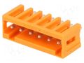 Pluggable terminal block; 3.81mm; ways: 6; straight; socket; male WAGO 734-236