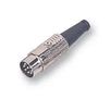 DIN AUDIO/VIDEO CONN, PLUG, 8POS 610-0800