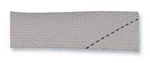 BRAIDED SLEEVE, 10MM, GREY/BLACK, 100M PP-PET-FR-25MM-GREY/BLK