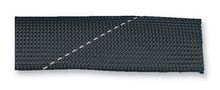 BRAIDED SLEEVE, 10MM, BLACK/GREY, 100M PP-PET-FR-10MM-BLK/GREY