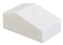 CASE, MINIATURE, SLOPING, WHITE SCB1W