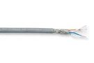SHLD CABLE, 2PAIR, 24AWG, GREY, PER M 9829