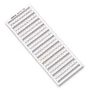 MARKER CARD, HORIZONTAL, 101-150 X 2 209-508.