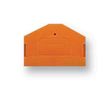 END PLATE, ORANGE, 2.5MM WIDE 280-313