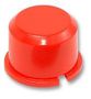 CAP, ROUND, RED 1D08