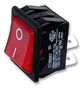 ROCKER SWITCH, DPST, 16A, 250VAC, PANEL C1353ATNAN