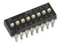 SWITCH, DIL, 8WAY, SPST, RAISED ADE0804