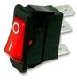 ROCKER SWITCH, SPST, ILLUM RED, I/O C5503ABNAN