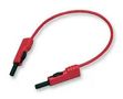 TEST LEAD, RED, 250MM, 60V, 16A 973644101