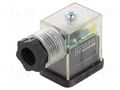 Connector: valve connector; plug; form B; 11mm; female; PIN: 3; 24V MURRELEKTRONIK 7000-29805-0000000