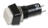 SWITCH, SPST, LATCHING, WHITE R13-23B-05-BW