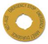 LABEL, EMERGENCY STOP, 4 LANGUAGE M22-XBK1