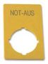 LABEL, EMERGENCY STOP, GERMAN M22-XZK-D99