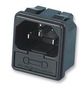 INLET, IEC, FUSED, SNAP-FIT JR-101-1FS