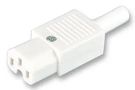 SOCKET, IEC, WHITE, FREE PX0597/WH