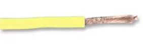 WIRE, SILICON, YELLOW, 0.50MM, 25M 61.7605-24