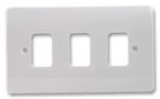 GRID PLUS - 2 GANG/3 WAY PLATE K3633WHI