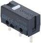 MICROSWITCH, SPST-NO, 0.001A, 6VDC D2FC-F-7N(20M)(STD)