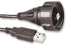 CABLE ASSEMBLY, USB A TO B, IP68, 2M PX0840/B/2M00