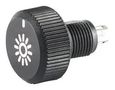 ROTARY POTENTIOMETER, 10K, 1W, CERMET P16NP103MAB15F5