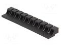 Screw bridge; black; ways: 10 POKÓJ ZKN-6-10-BK