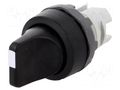 Switch: rotary; 22mm; Stabl.pos: 2; black; none; IP66; prominent ABB M2SS1-10B