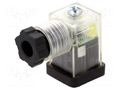 Connector: valve connector; plug; form C; 8mm; female; PIN: 3; 24V MURRELEKTRONIK 7000-30105-0000000
