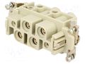 Connector: HDC; contact insert; female; 80A; 830V; PIN: 4; size 16B HARTING 09380062711